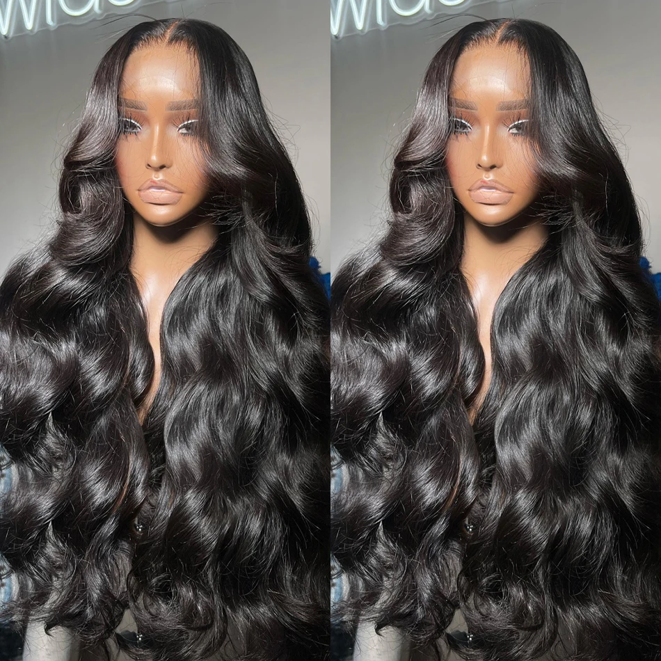 Addictive Brazilian 13x4 Body Wave HD Transparent Human Hair Lace Front Wig Pre Plucked 13x6 Water Wave Lace Frontal Wig 180%