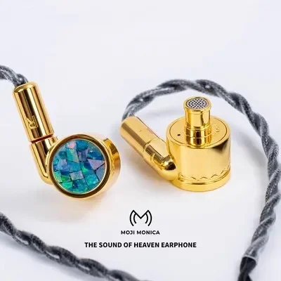 MOJI Monica LOSTLAND 10mm DD + 2BA + 1Piezo Electric In-Ear Monitors  Earphones with Single Crystal Copper Silver-plated Cable