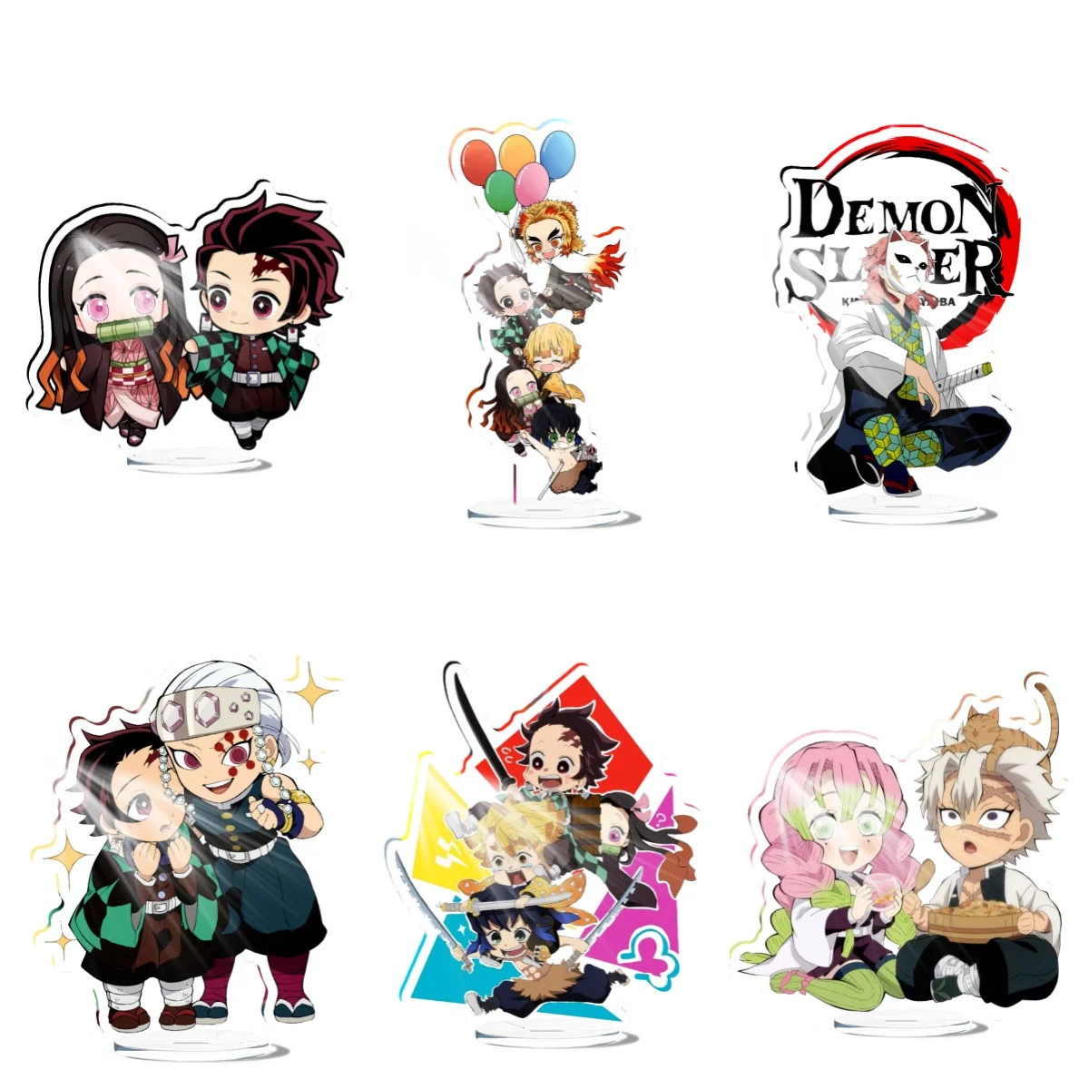 

Demon Slayer Acrylic Stand Model Plate Decoration Creative Desk Figure Display New Prime Products Classic Accessories Fans Gift