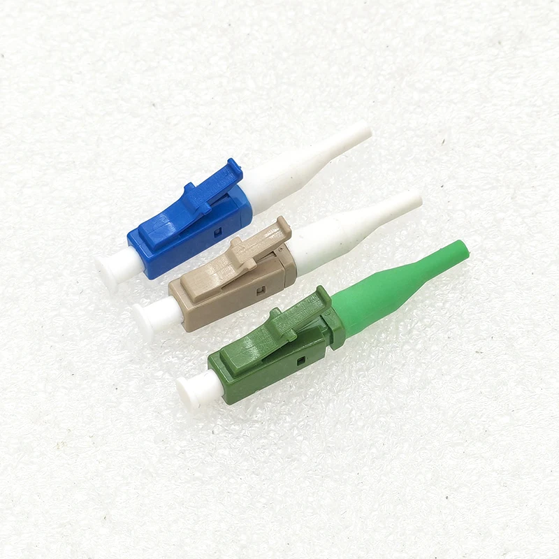 1000set New LC/ PC 0.9 Single-Mode Multimode Fiber Optical Fast Connector Parts Jumper Connector Accessories Special Wholesale