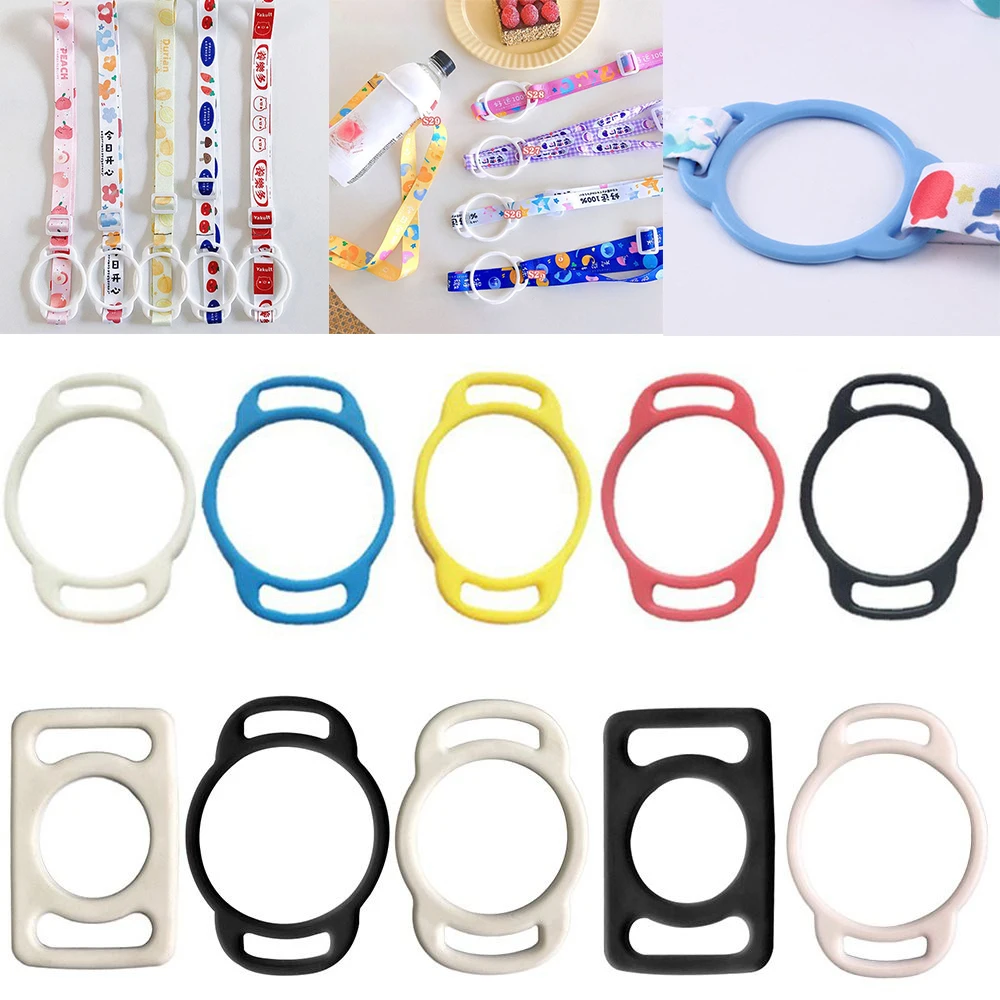 1/10pcs Arrival Sports Outdoor Kettle Hanging Buckle Carabiner Water Bottle Holder Camping Hiking Rubber Buckle Hook Accessories