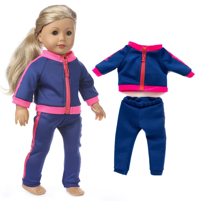 Clothes for Baby Doll Coat 18 Inch American Og Girl Doll Clothes Jacket Legging Toys Outfit