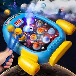 Whack Game Mole Toy for Toddler kids Large Universe Spray Game Machine Whack-a-Mole Toy with Spray Sounds & Light Halloween Gift