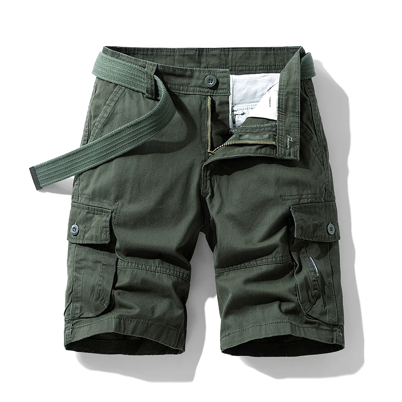 Mountaineering Fifth Pants Men's Summer American Workwear Shorts Youth Straight Casual All-Match High-End Middle Pants