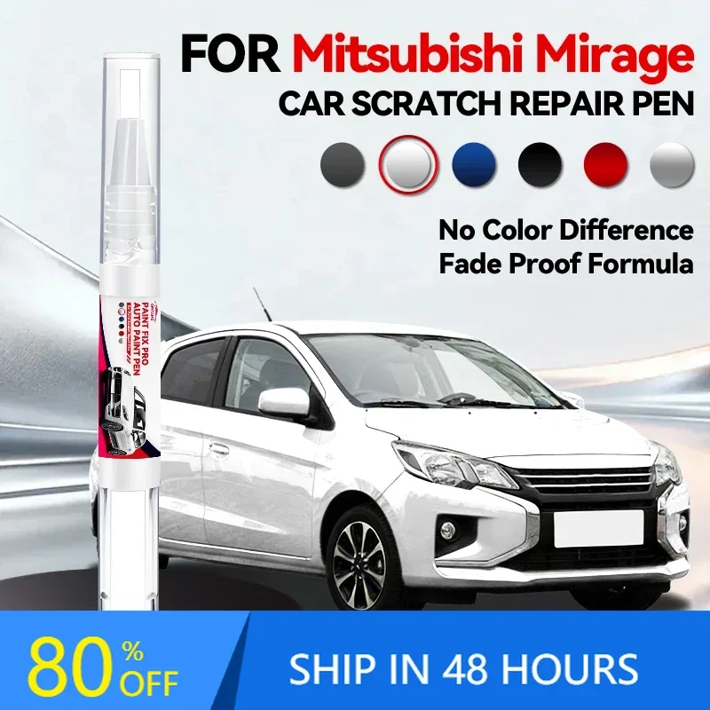 

Специальная ручка для ремонта автомобильной краски для Mitsubishi Mirage 1978-2025, аксессуары для устранения царапин, серый A39, серебристо-белый W13, BL