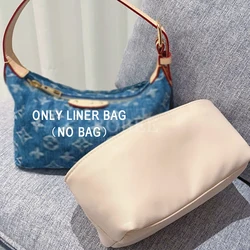 Rose ONLINE For LV denim lunch box bag, Hills Pochette inner bag, nylon waterproof storage and finishing