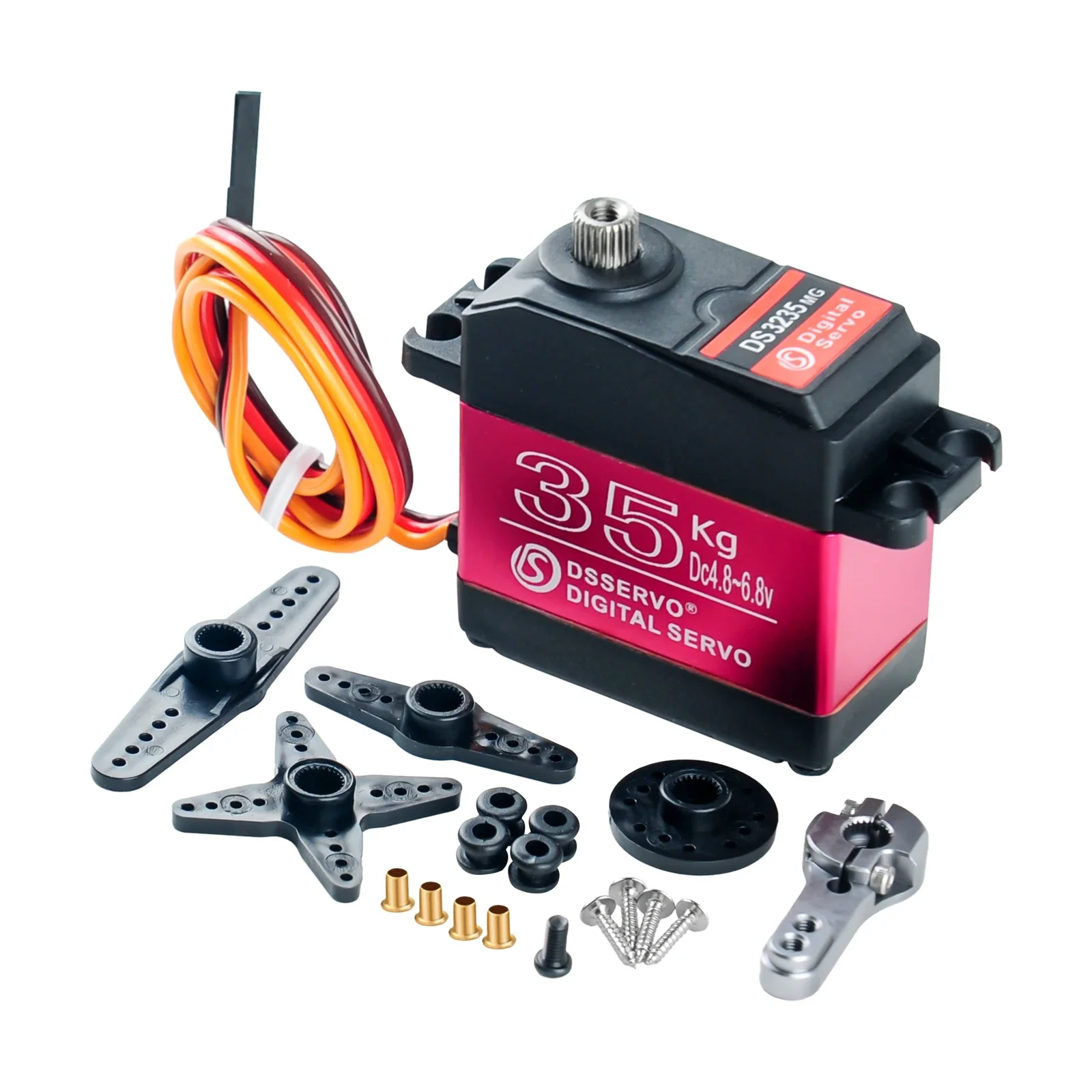 معدات رقمية مقاومة للماء IP66 ، 35 عزم دوران عالي ، درجة توجيه ، درجة ، مناسبة لطائرات التحكم عن بعد ، سيارات ، قوارب ، 1: 2001 ، 2