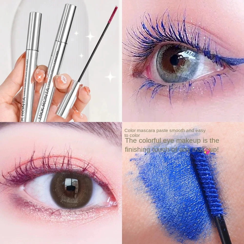 

New Colorful Colored Mascara Waterproof Curly Volume Length Mascara Extended Effect Makeup Liquid Lash Mascara for Eye Makeup