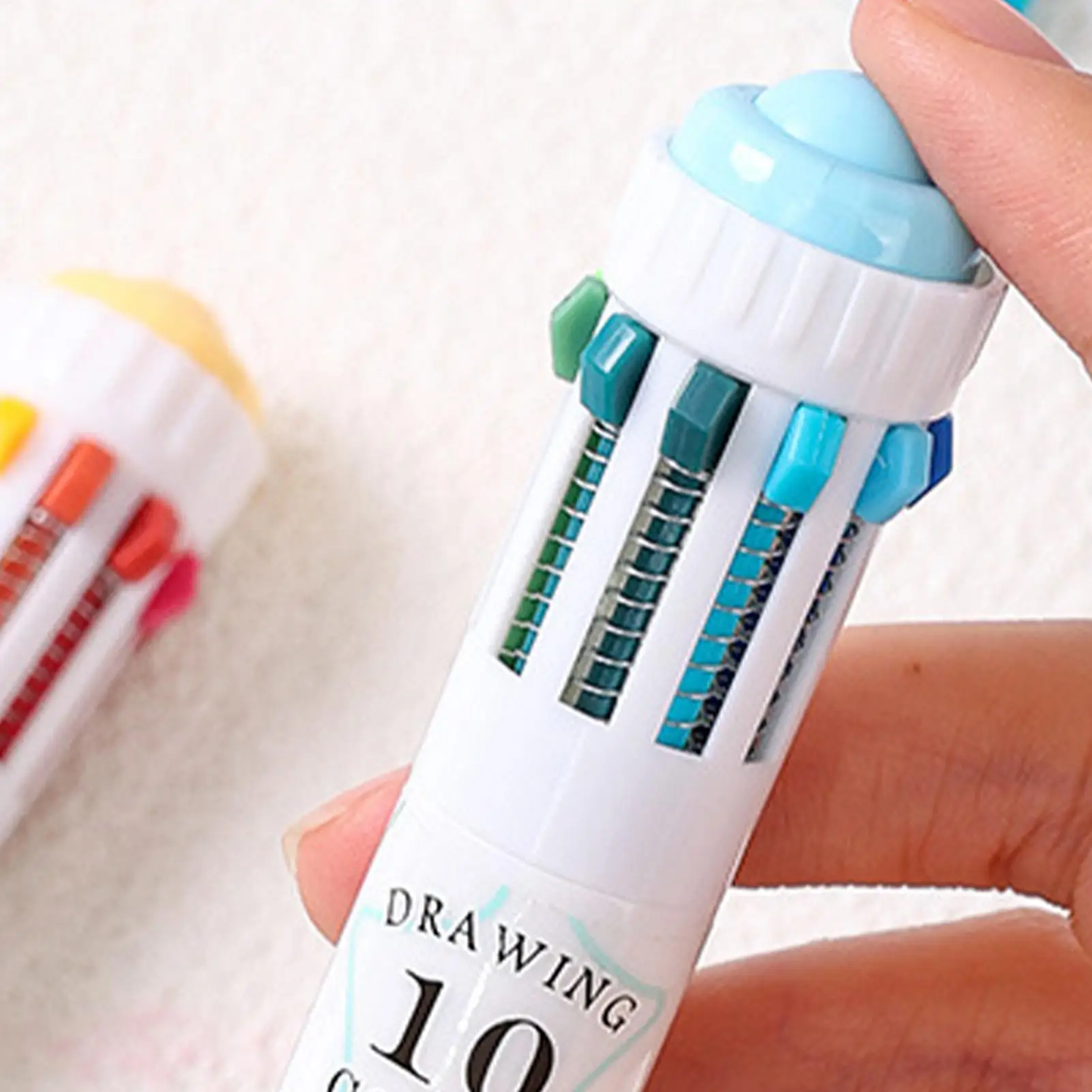 

Pens Multicolor 0.8mm 60 Colors Retractable Point Pen With Journal Students Stationery For Teacher Students Planner School