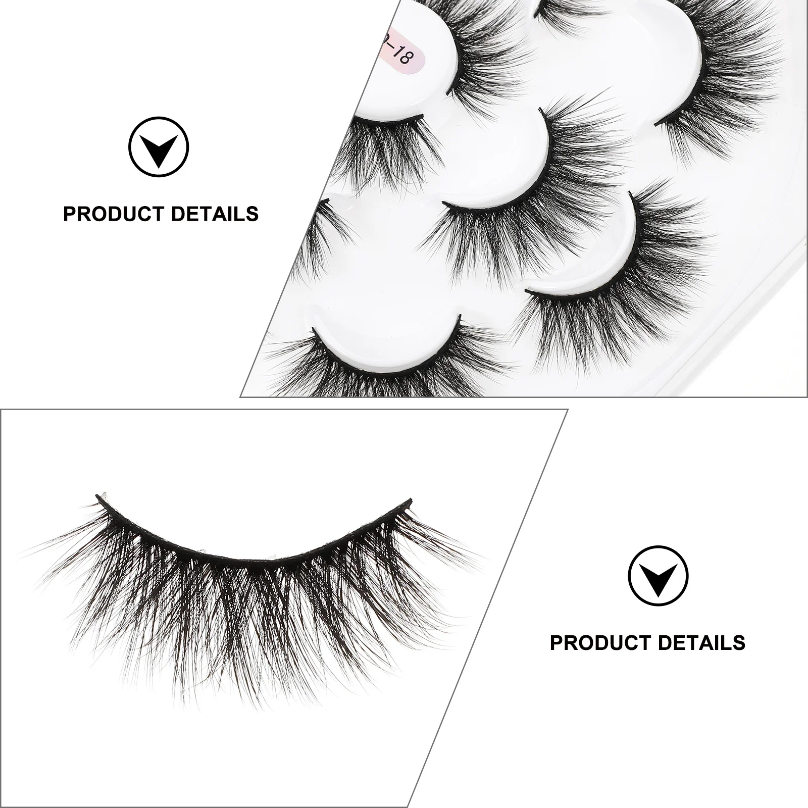 

1 Box Simulation False Eyelashes Natural Design Easy Use Suitable for Daily Makeup Woman Beauty Accessories Dense Natural Makeup