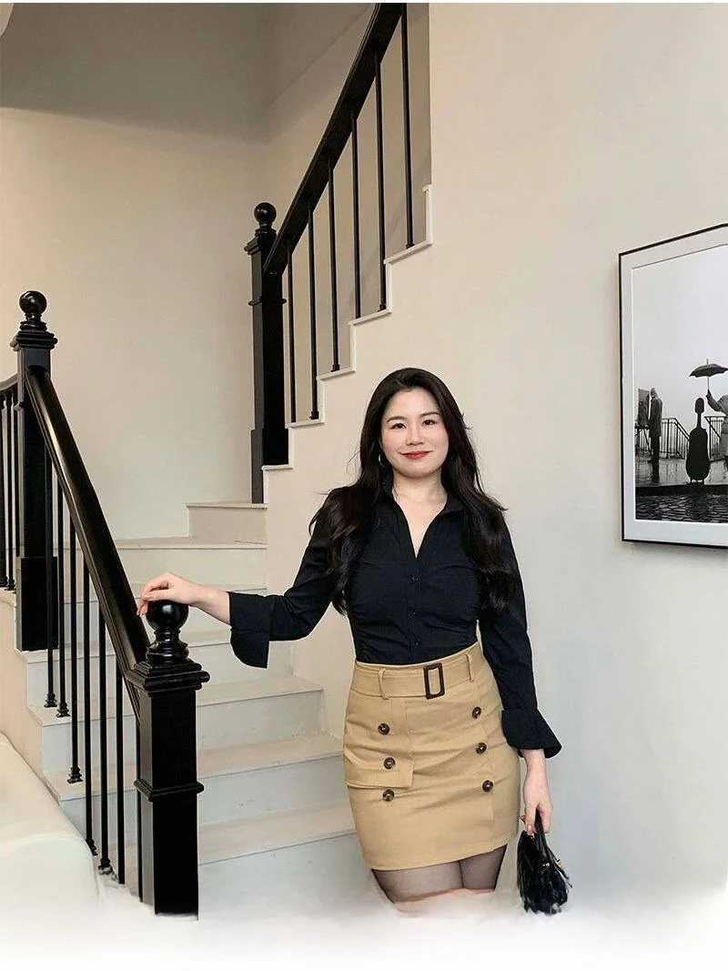 

Новая весенняя женская облегающая юбка с завышенной талией, повседневная, обтягивающая, больших размеров, с поясом