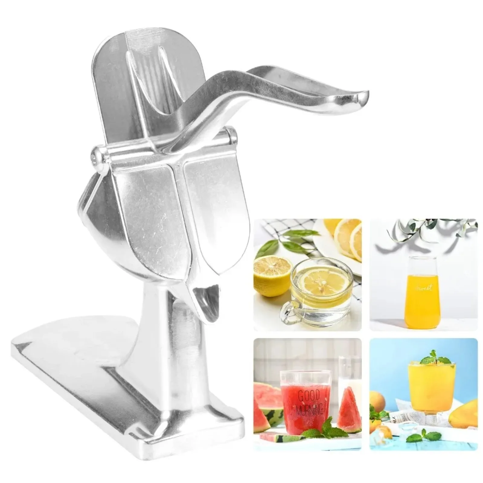 Manual Citrus Juicer Lemon Orange Squeezer Aluminum Alloy Hand Press Fruit Extractor Portable Kitchen Tool Easy Juice Maker