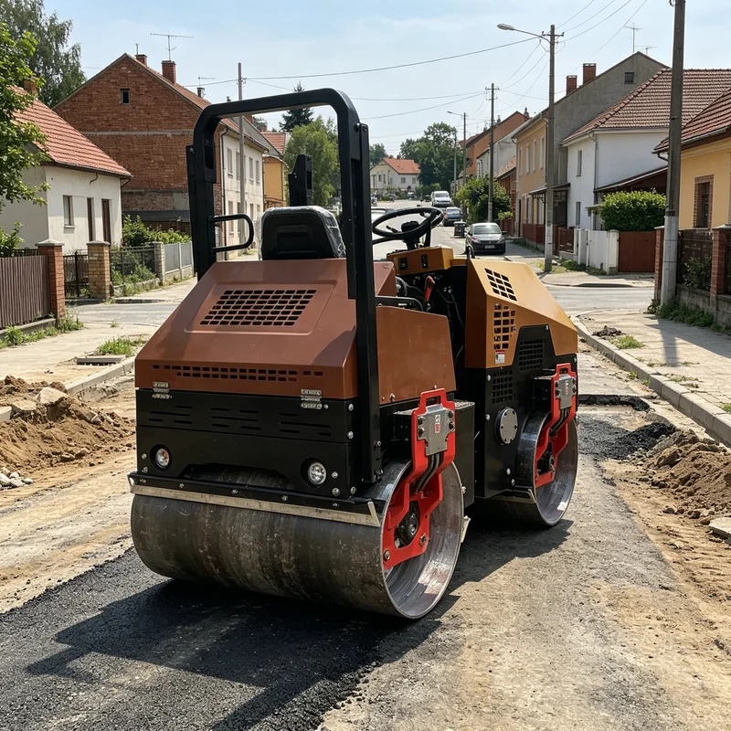 

Customized Industrial Compactor Machine & Wheel Vibrating Roller, thickened drum for long-term heavy-duty compaction work