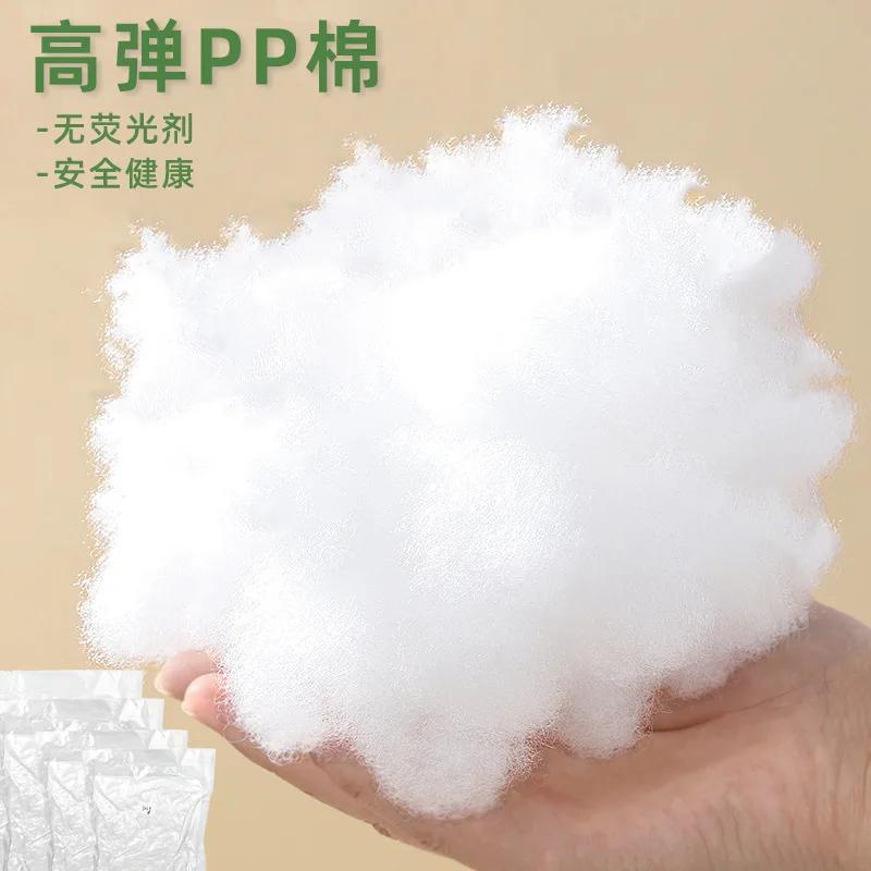 High Resilience PP Cotton Polyester Fiber Fill Fluffy Stuffing DIY Handmade Filler for Plush Doll Pillow Core Cushion Filling