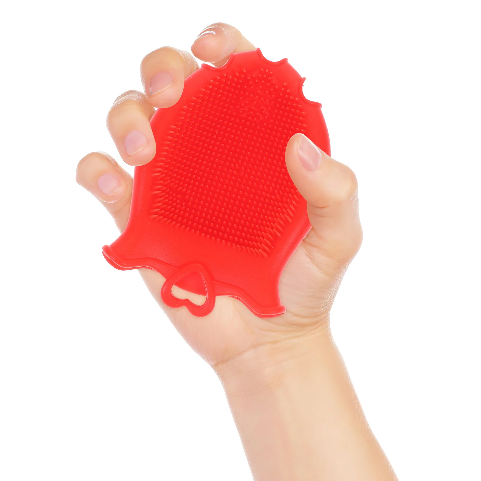 

Silicone Shampoo Brush for Soft Bristles Scalp Massaging Shower Bath Scrubber Bathing Bath Scrubber