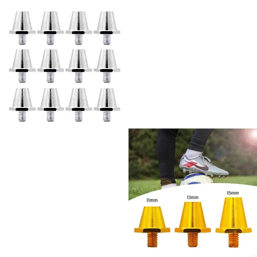 

12Pcs/set Football Boot Studs for Adults Boy Girl Kid Shoes Football Studs Replacement Safety Aluminum Football Studs