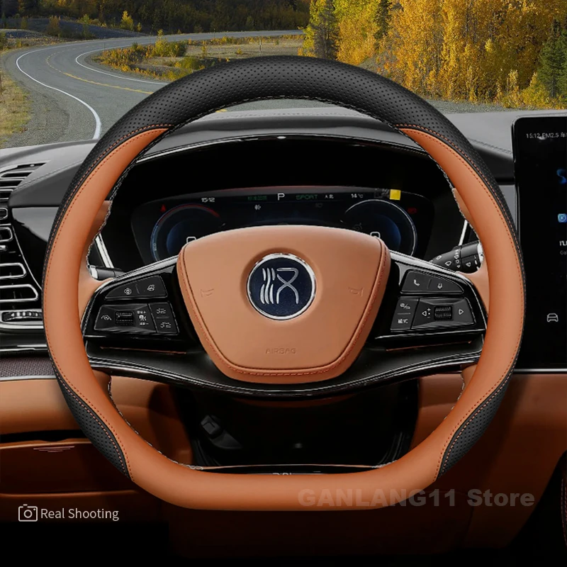 

Summer Car Steering Wheel Cover For BYD han EV 2024 2025 Car Style Auto Steering Wheel byd han ev Accessories 2025