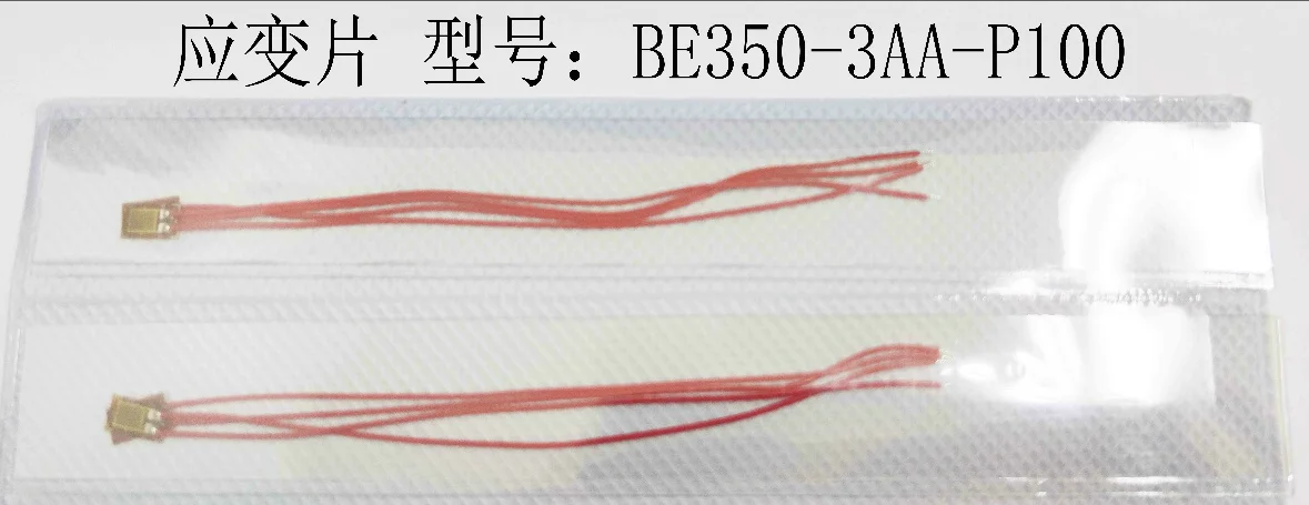 High Precision Strain Gauge with 350 Ohms Solder Free Lead BE350-3AA-P100