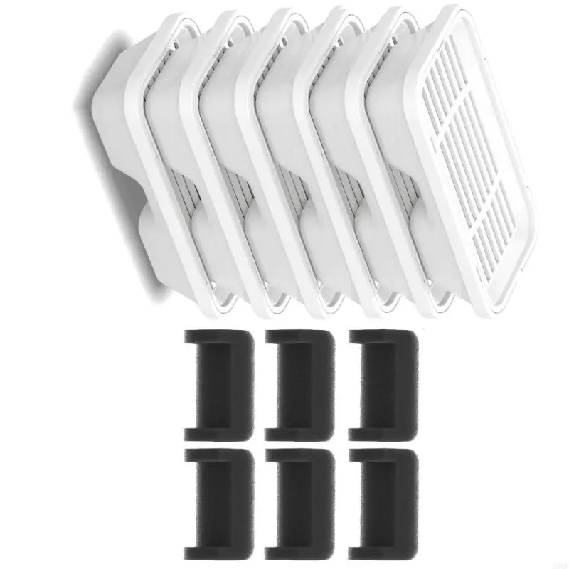 Filtro fuente mascotas 808F y esponjas establecidas para piezas reemplazo sabor agua mejoradas