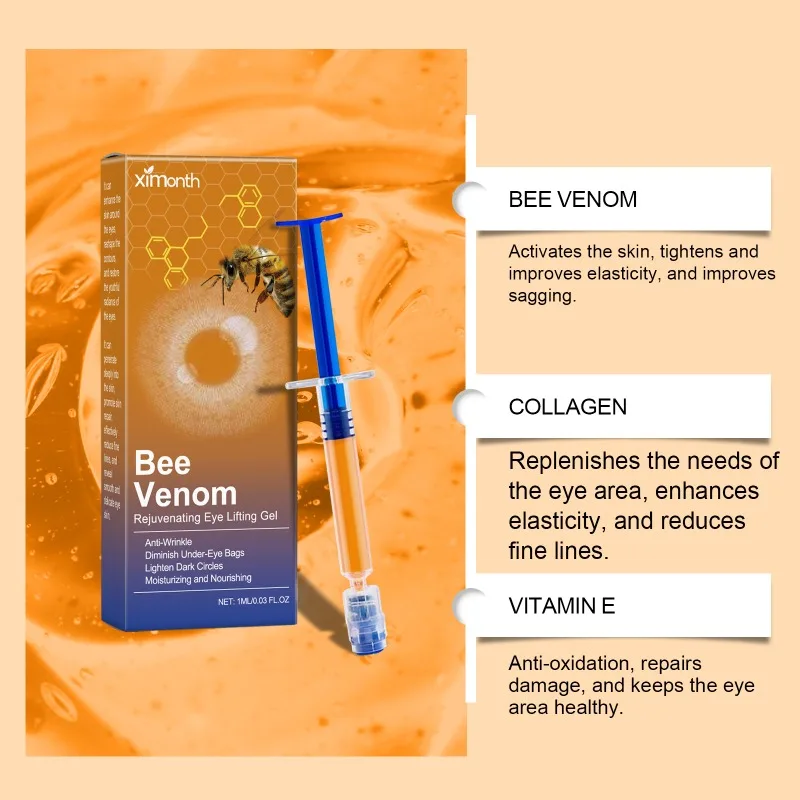 Bee Venom Rejuvenating Eye Lifting Gel Improves Bags Around The Eyes Moisturizing Anti-wrinkle Firming Skin Care Hydrating Gel