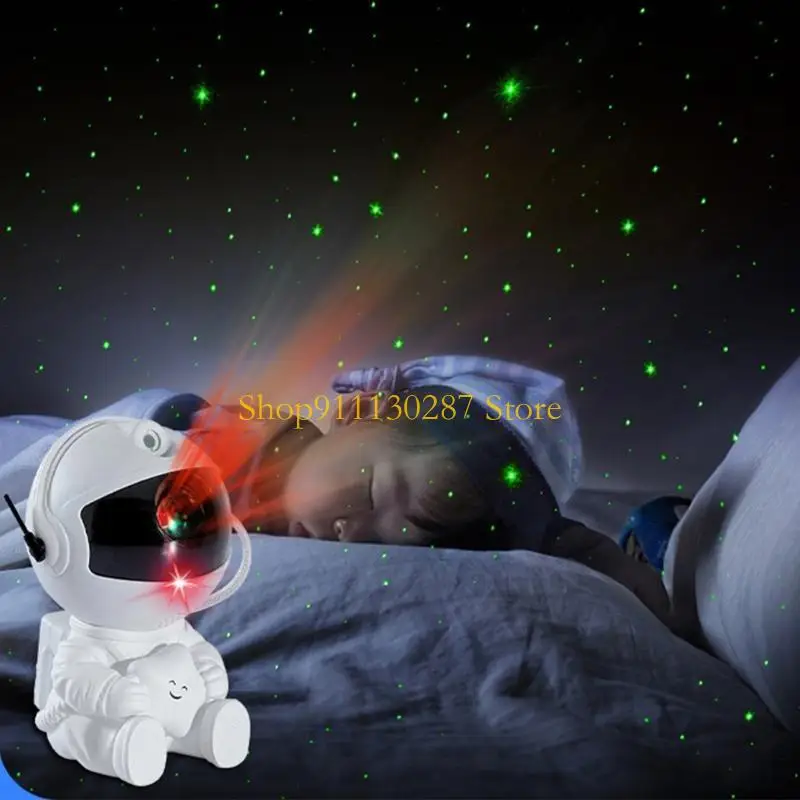 

J1HC Wireless Remote Control Astronaut Projector Unique Home Decorative Nebula Ceiling Light Creative Night Lamp for Bedroom