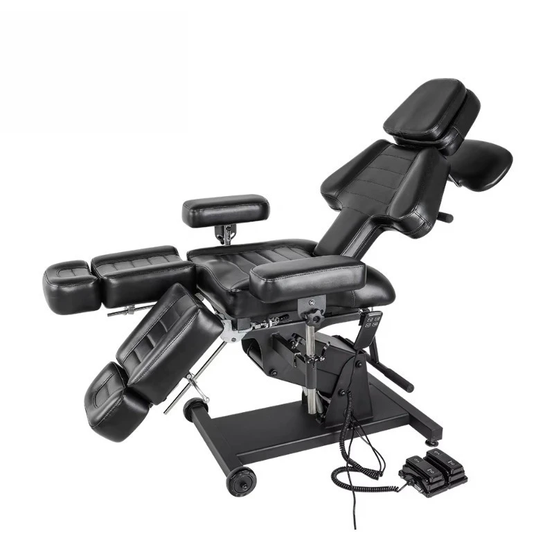 

2 портативных кресла-кровати для татуировок Motros с подлокотниками, оборудование для тату-студий