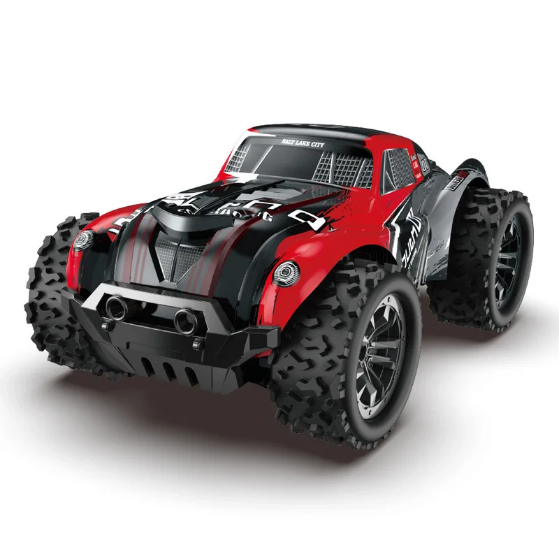 Model samochodu wyścigowego terenowego z szybkim wspinaniem się po wzgórzach, super efektowne światła, niezbędna zabawka dla chłopców, zdalnie sterowany samochód, prezent urodzinowy.