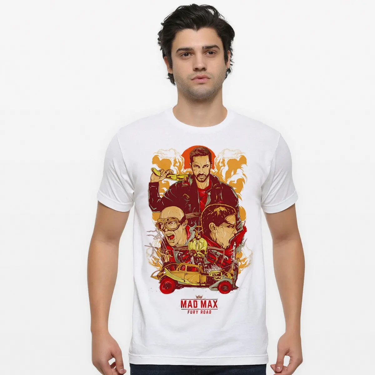 

"Mad Max: Fury Road" Casual Short-sleeved Fan Gift Printed Comfortable Men's and Women's T-shirts