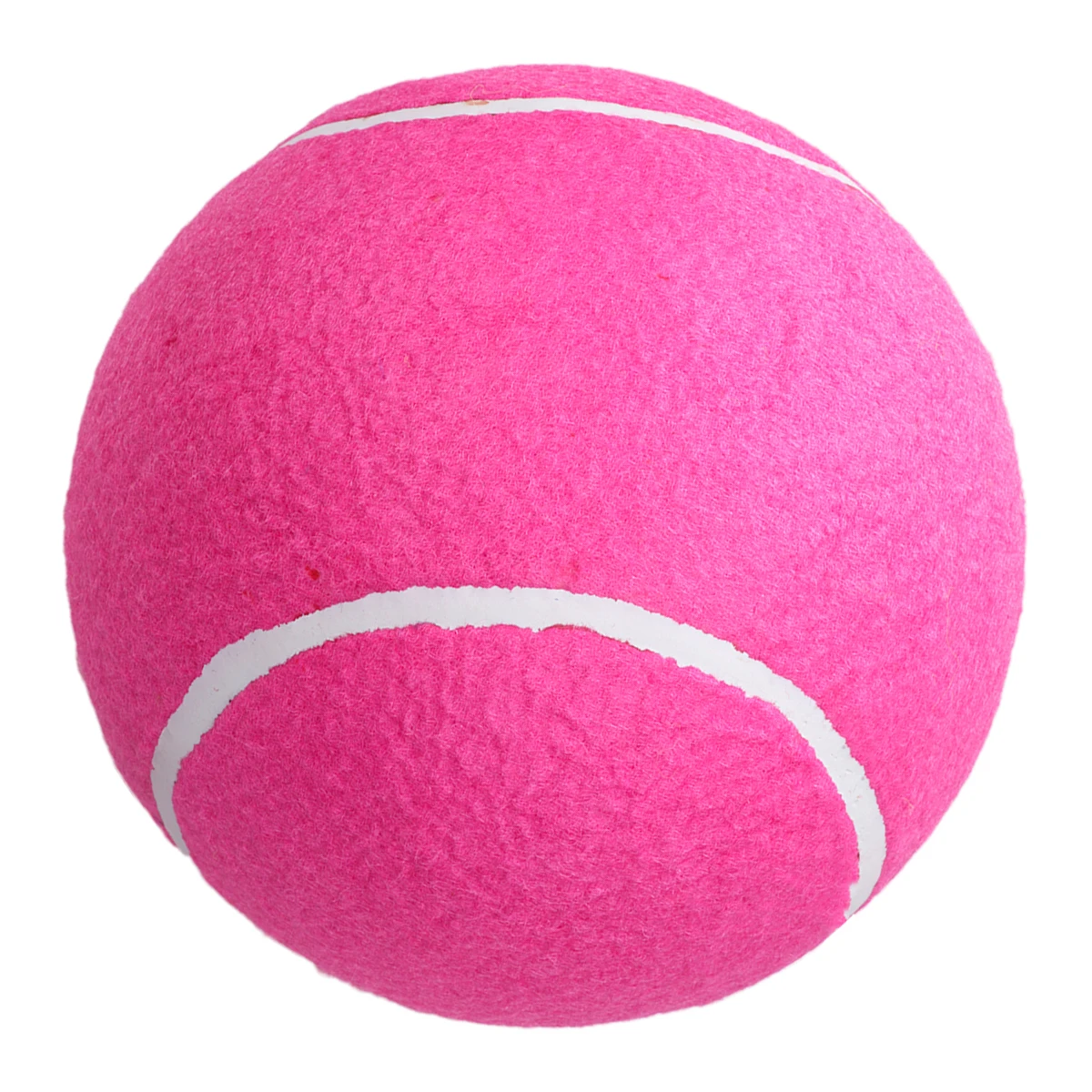 

1pc Inflatable Tennis Ball Rubber Material Large Size Flannel Surface Durable for Children Tennis Exercise Helper Sports Toy