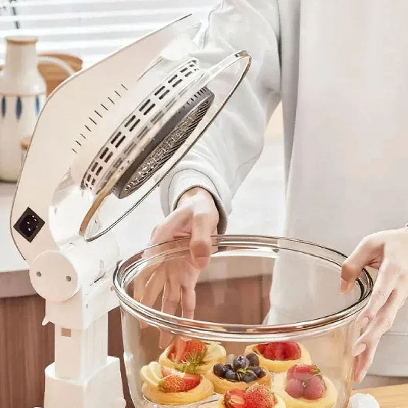 7L Clear Glass Air Fryer Multifunctional Electric Air Fryer Far-Infrared Triple Heating Tempered Glass Bowl Modular Design