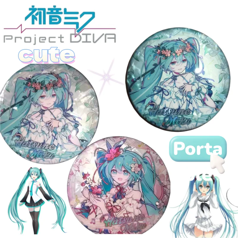 

Hatsune Miku MEIKO Badge New Creative Cartoon Cute Fashionable Personalized High-Value Portable Student Backpack Decoration Gift
