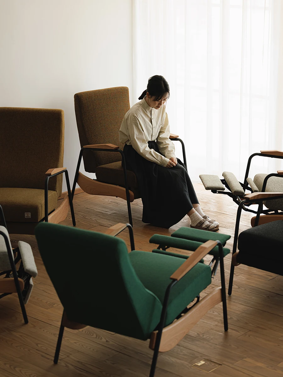 Sofá individual multifuncional japonés