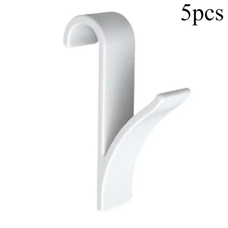 Keuken Badkamer Hanger Clips Magazijnstellingen Wit Doorzichtige Hanger Verwarmde Handdoek Radiatorrail Kleding Sjaal Hanger Haken Houder
