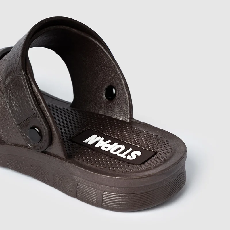 2024 Summer New Slippers For Men PVC Trend Sandals Thick Soles Non-slip Soft Slipper Casual Indoor Outdoor Rome high-end Shoes