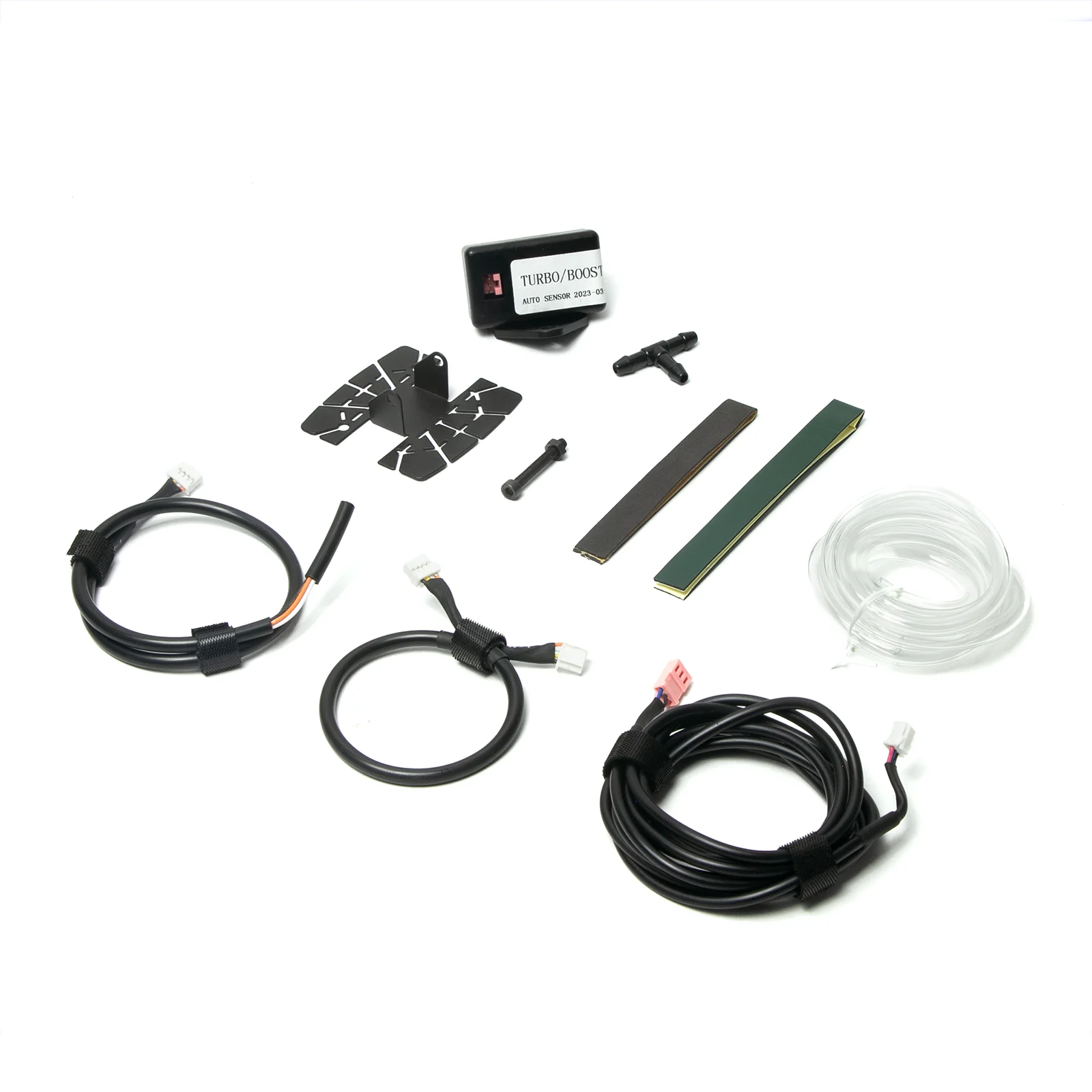 유니버설 오토 12V 7색 레이싱카 부스트 게이지 60mm 자동차 터보 부스트 게이지 -1-3.0 BAR 도피 게이지