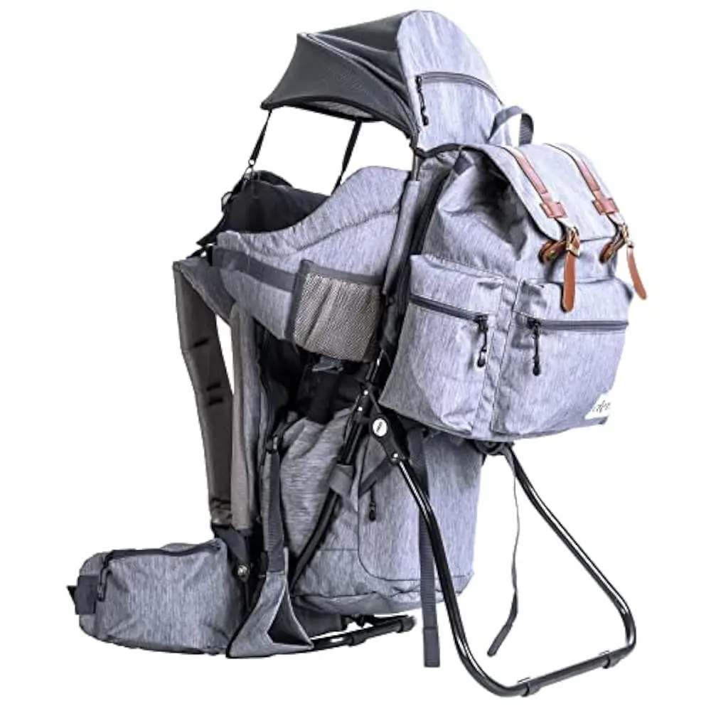 

Urban Explorer Child Carrier Hiking Baby Backpack, Heather Gray