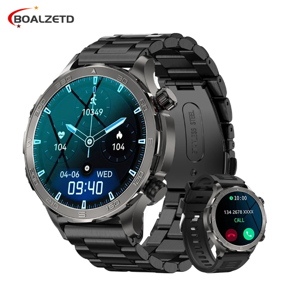 New For Huawei Xiaomi New 1.53 inch Smart Watch Men Altitude Compass GPS Sports Waterproof Watches Bluetooth Talk SmartWatches