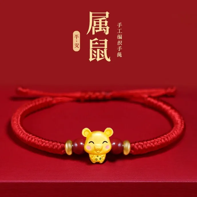 12 Constellation Zodiac Sign Charm Braided Bracelets Men Women Classics Red Rope Bracelet & Bangle Birthday Gift Party Jewelry