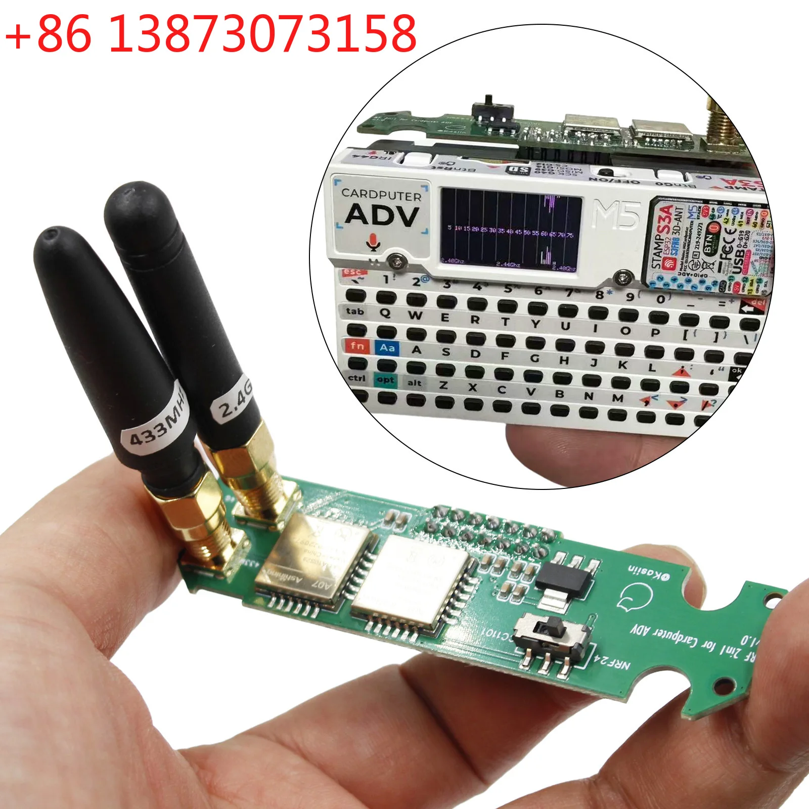 M5Stack Cardboard ADV cc1101 nrf24 RF 2-in-1 Module Compatible with Bruce Firmware