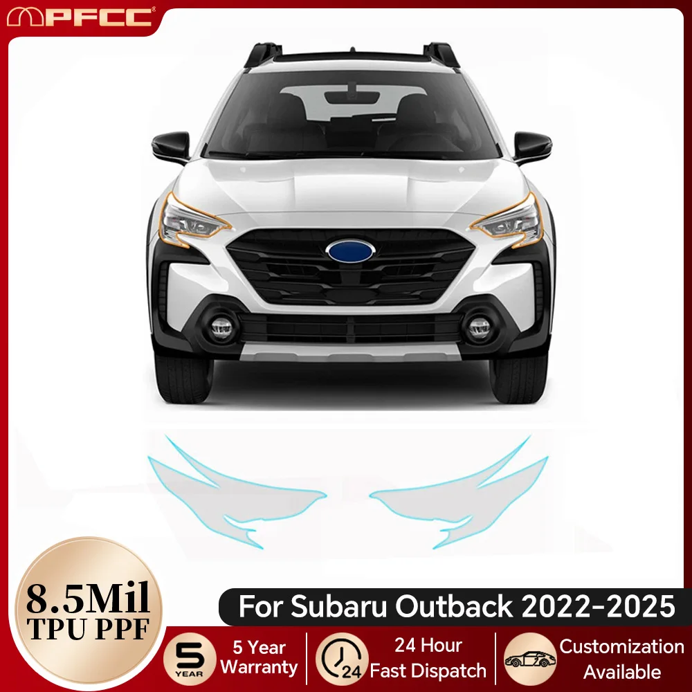 

For Subaru Outback 2022-2025 Car Headlight Rearview B C Pillars TPU Paint Protection Film Pre-cut PPF Clear Bra Anti-scratch Kit