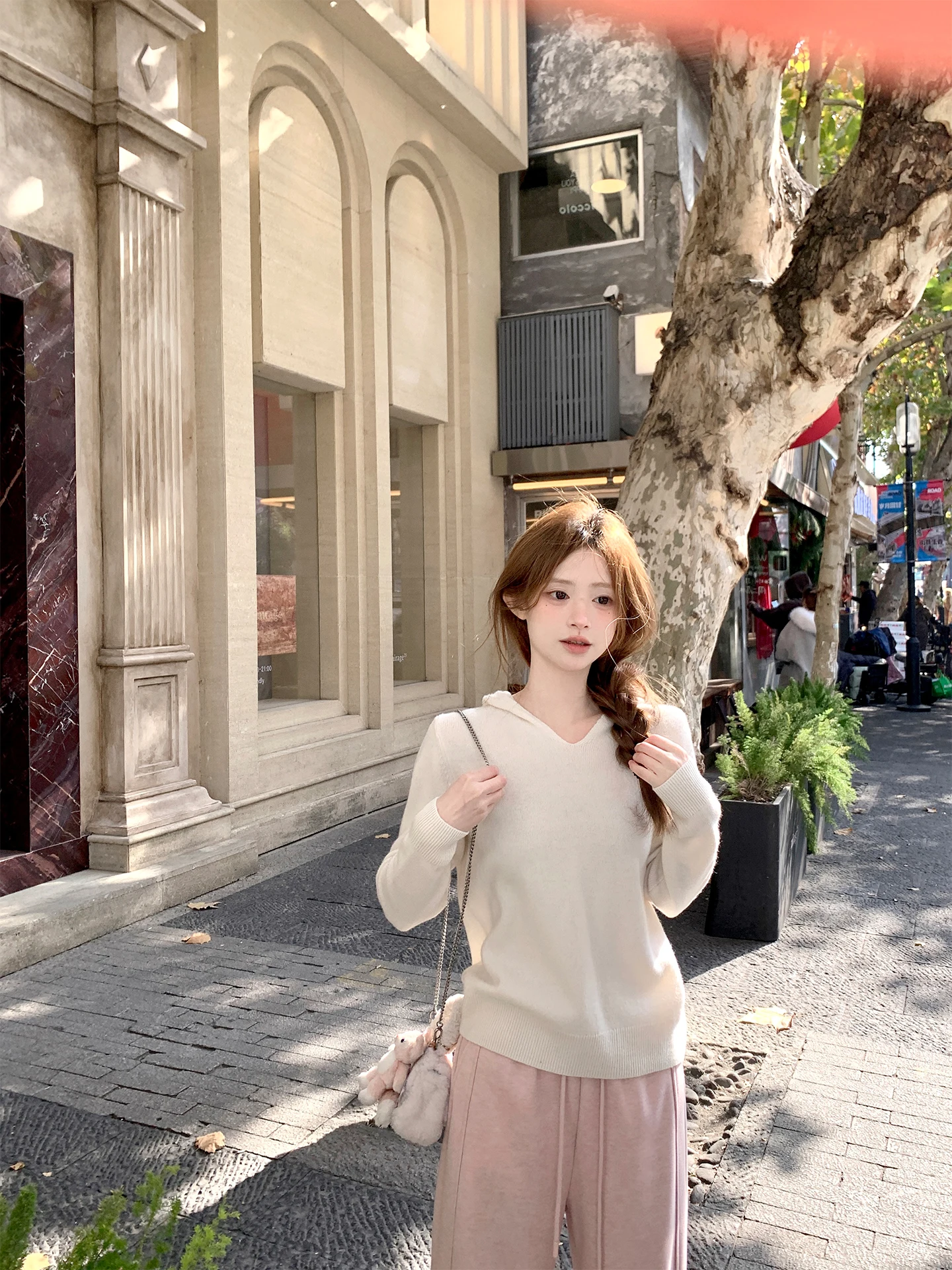 

Новинка Zzhen Spring: 100% шерстяной вязаный свитер-шапка, мягкий и уютный, для повседневной носки, свободный крой, с длинными рукавами, женский топ