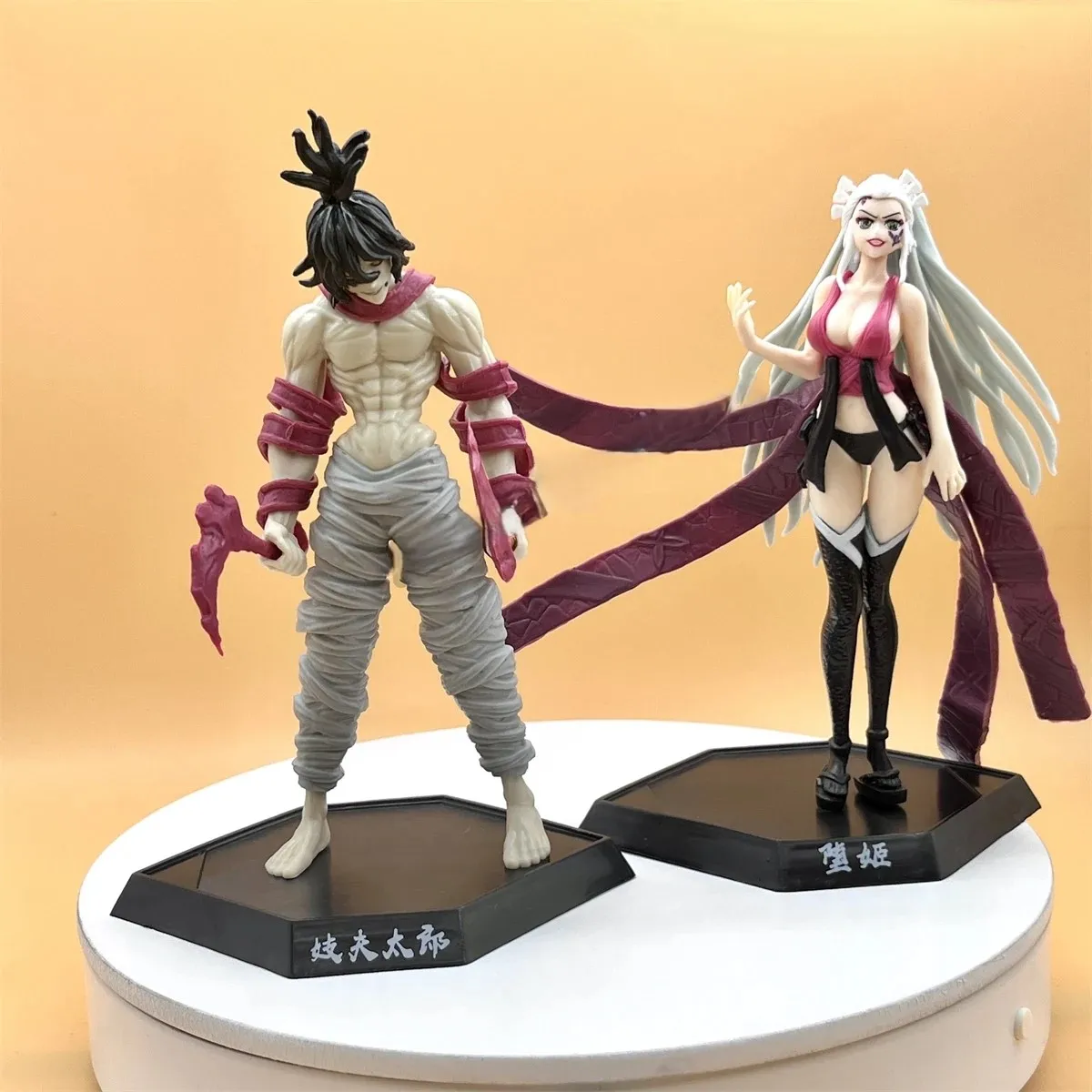 Demon Slayer Anime Figure GK 15CM Giyuutarou Daki Kimetsu no yaiba PVC Action Figure Model Statue Collection Dolls Toys For Gift