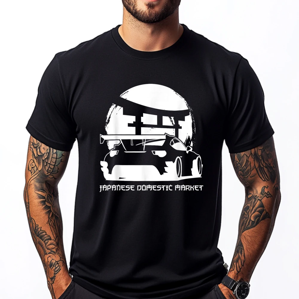 Jdm Japan Motorsport Tuning Car Legend 90-х годов Мужская корейская модная натуральная мужская футболка с коротким рукавом большого размера