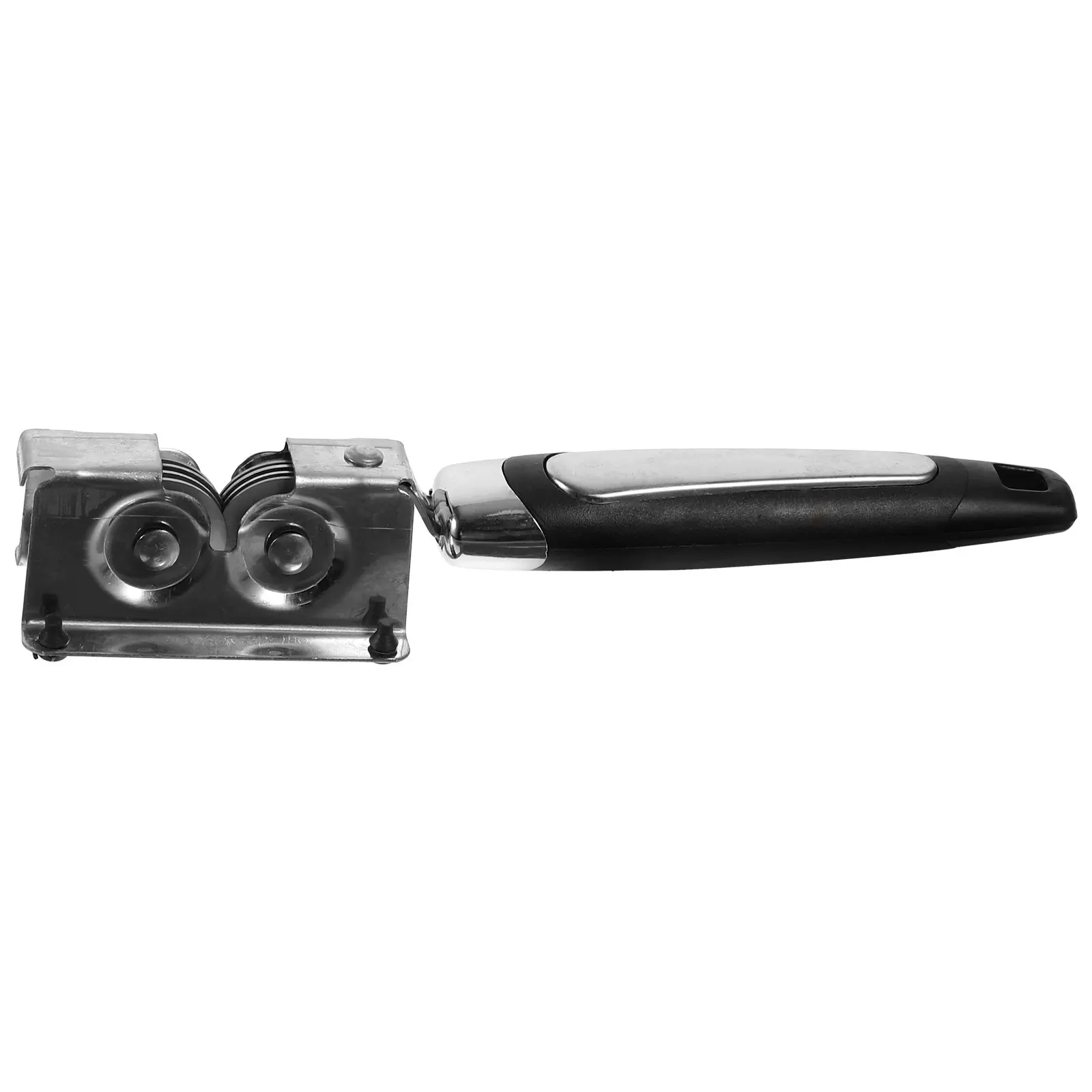 Portable Multi-Functional Kitchen Sharpener Tool Black Stainless Steel Scissors Sharpener Stone Home Outdoor Sharpening Device