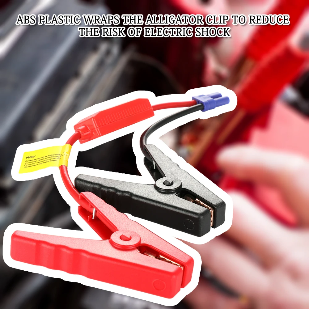 

Automotive Battery Clip Starter Battery Clip Starter Universal Car Emergency Jump Starter Cord with Clamp Car Jump Starter Clamp