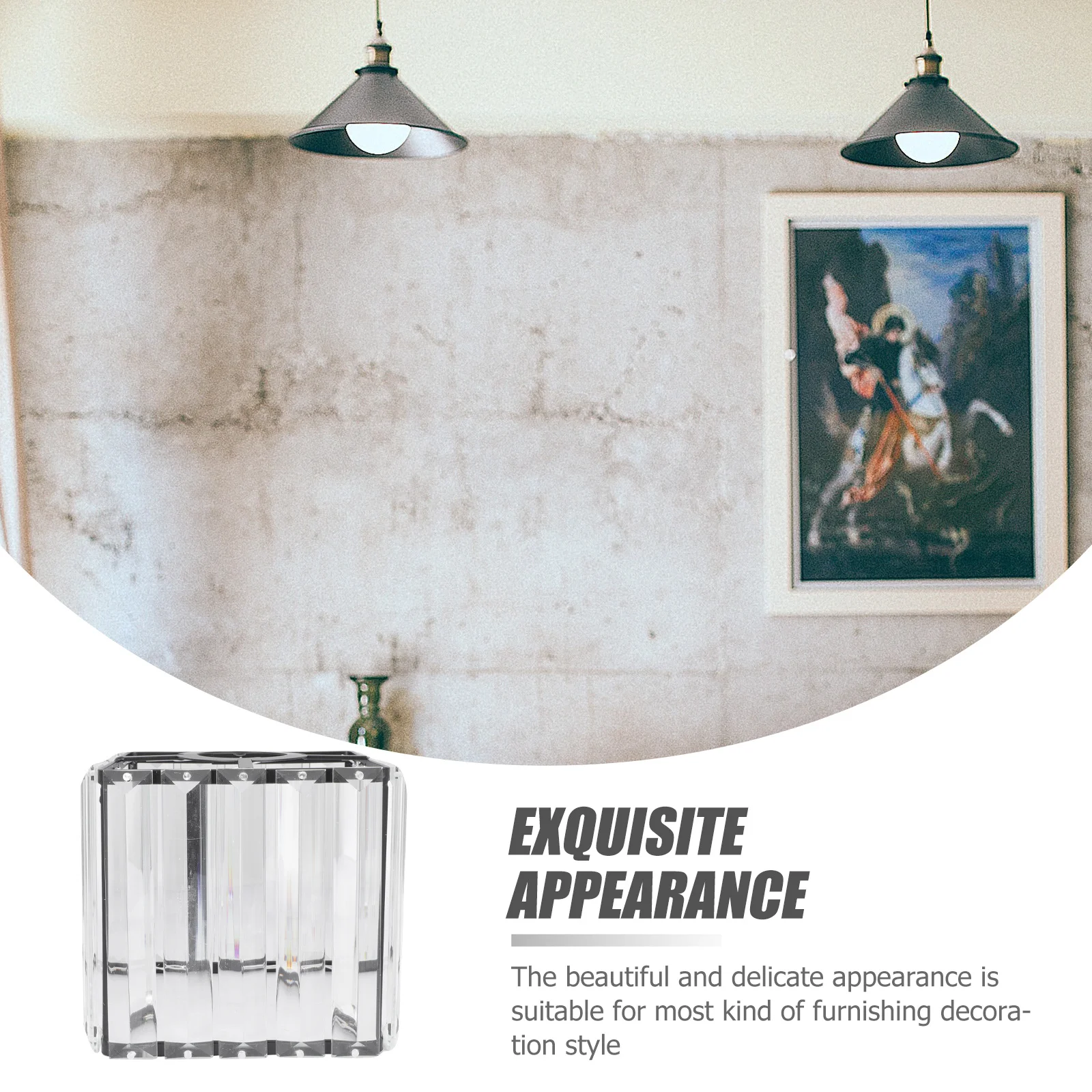 

Glass Ceiling Lampshade Artistic Stylish Decorative Light Cover Lamp Shade Accessory Home Household Glass Lampshade