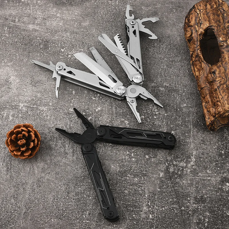 أداة تكتيكية متعددة مع كماشة قابلة للطي وسكين - EDC مدمجة، من الفولاذ المقاوم للصدأ، مفك براغي، فتاحة زجاجات للتخييم والبقاء على قيد الحياة #2