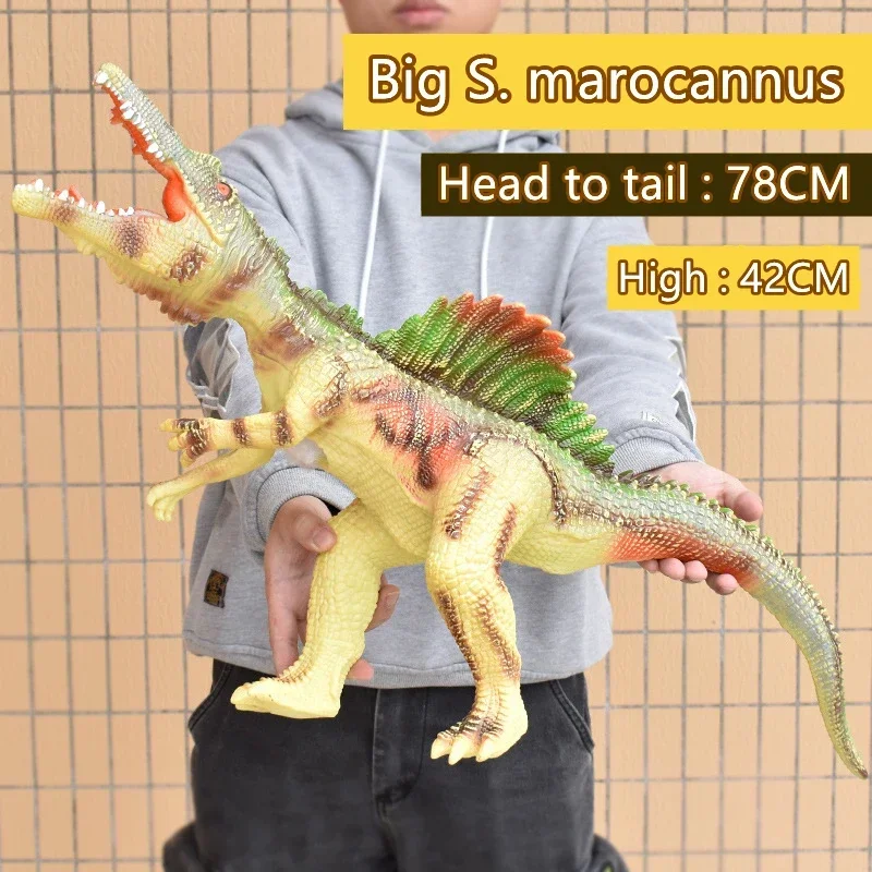 Jurassic Triceratops Park World  Dinosaur Model Toy Big Triceratops Size T Rex Soft Puppets Velociraptor Jurassic Shark Toys