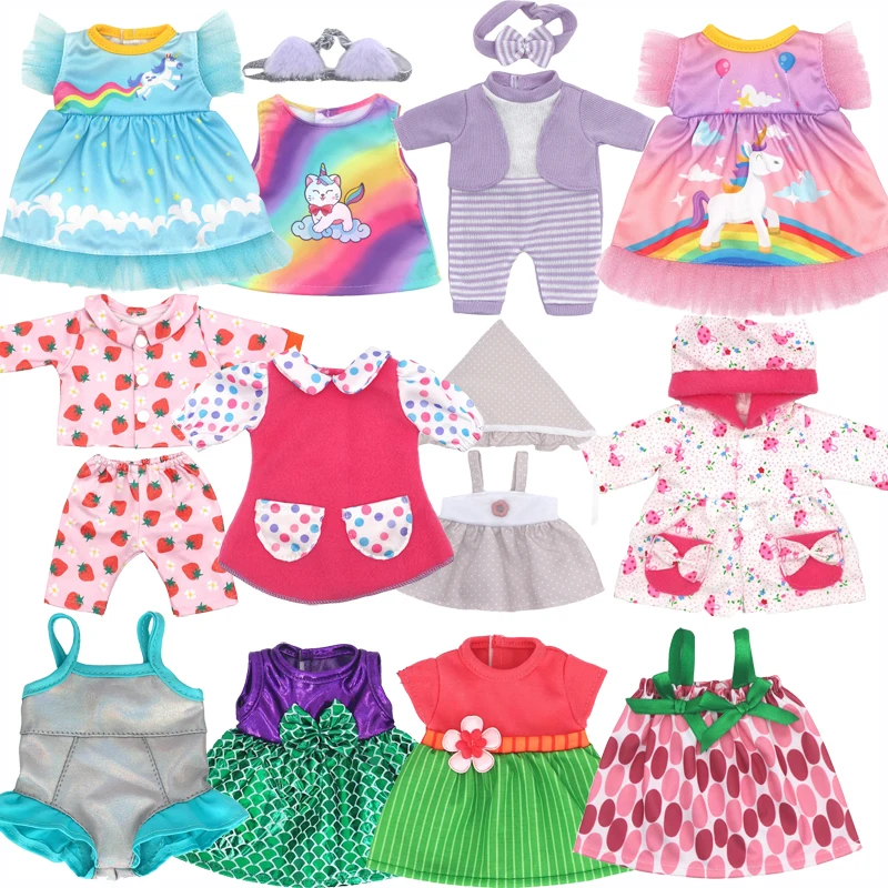 12 Inch Baby Doll Dress Outfit For 30-33cm Cm Baby Doll Clothes Carrying Out Backpack Set Cute Doll Accessories