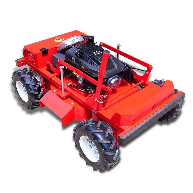 Good quality Smart 600mm Cutting width Automatic Lawn Mower and Remote Control Track Robotic Lawn Mower